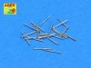 Aber 350L-68 Set of 20 pcs 37 mm/54 Breda gun barrels for Italian Navy ships (1:350)